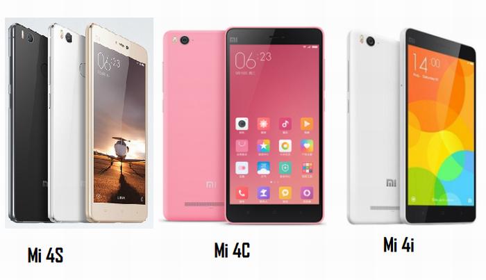 Mi4c vs Mi4i vs OnPlus 2