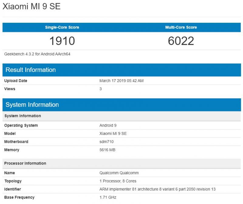 sd712 geekbench